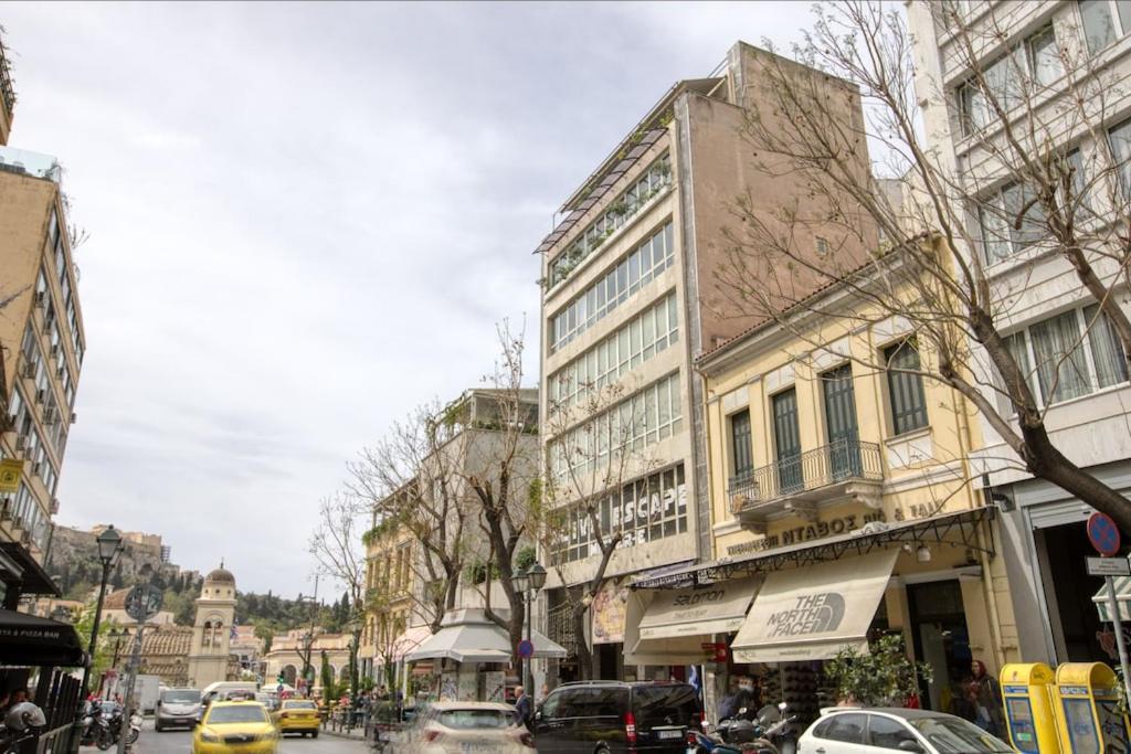 Apartamento Sunny Luxury Loft,Stunning Acropolis View, Jacuzzi Atenas Exterior foto