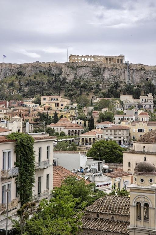 Apartamento Sunny Luxury Loft,Stunning Acropolis View, Jacuzzi Atenas Exterior foto