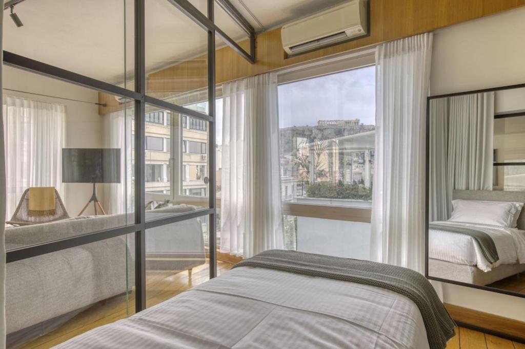 Apartamento Sunny Luxury Loft,Stunning Acropolis View, Jacuzzi Atenas Exterior foto